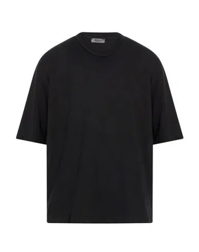 Crossley Man T-shirt Black Size Xl Cotton, Lyocell, Elastane