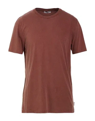 Crossley Man T-shirt Brown Size L Cotton