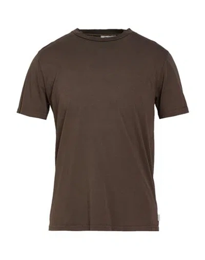 Crossley Man T-shirt Brown Size M Cotton