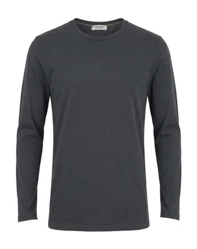 Crossley Man T-shirt Charcoal Size M Cotton In Gray