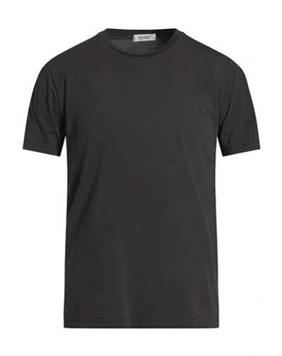 Crossley Man T-shirt Charcoal Size Xl Cotton In Black