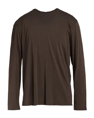 Crossley Man T-shirt Chocolate Brown Size Xl Cotton