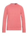 Crossley Man T-shirt Coral Size Xxl Cotton In Red