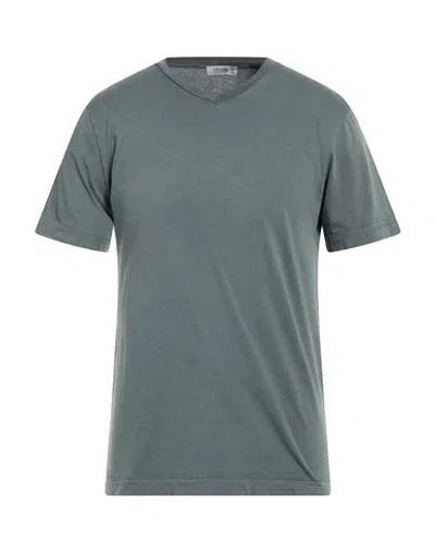 Crossley Man T-shirt Deep Teal Size Xxl Cotton In Green