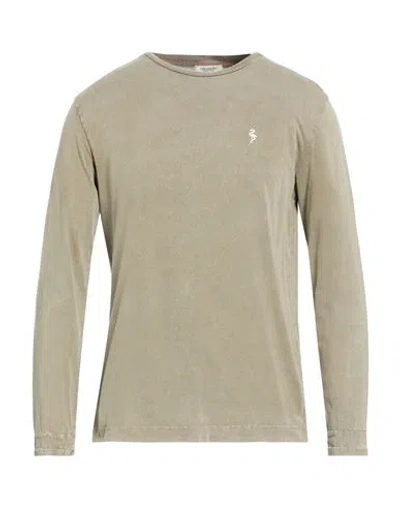 Crossley Man T-shirt Green Size L Cotton In Brown
