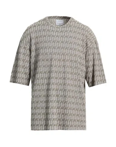 Crossley Man T-shirt Grey Size Xl Organic Cotton, Recycled Cotton In Gray