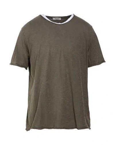 Crossley Man T-shirt Khaki Size Xl Cotton In Multi