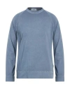 Crossley Man T-shirt Light Blue Size M Cotton
