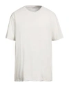 Crossley Man T-shirt Light Grey Size 3xl Cotton In White
