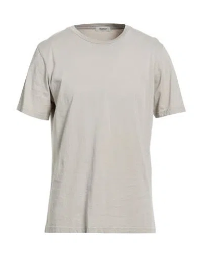 Crossley Man T-shirt Light Grey Size L Cotton In Gray