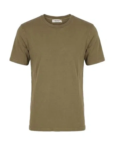 Crossley Man T-shirt Military Green Size M Cotton