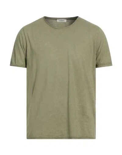 Crossley Man T-shirt Military Green Size S Cotton