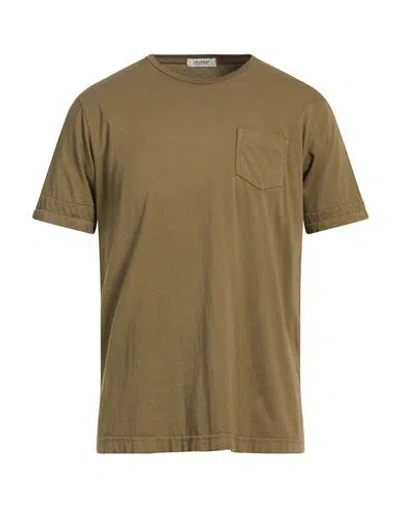 Crossley Man T-shirt Military Green Size Xl Cotton In Brown