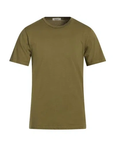 Crossley Man T-shirt Military Green Size Xxl Cotton