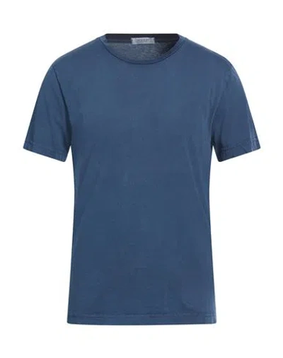 Crossley Man T-shirt Navy Size Xxl Cotton In Blue