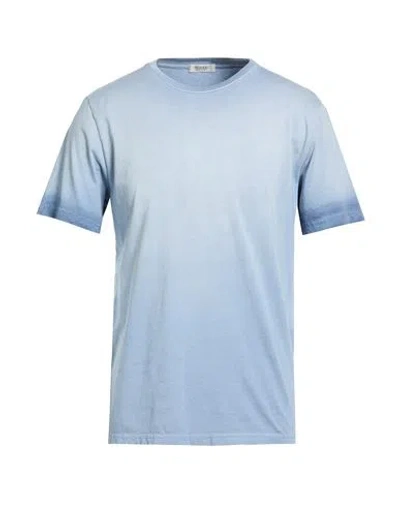 Crossley Man T-shirt Slate Blue Size M Cotton