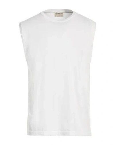 Crossley Man T-shirt White Size Xl Cotton, Lyocell