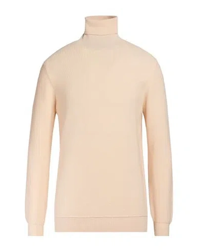 Crossley Man Turtleneck Cream Size L Cashmere In Neutral