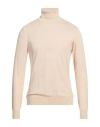 Crossley Man Turtleneck Cream Size Xxl Virgin Wool In Neutral