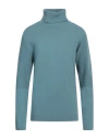 Crossley Man Turtleneck Deep Teal Size L Wool, Cashmere In Green