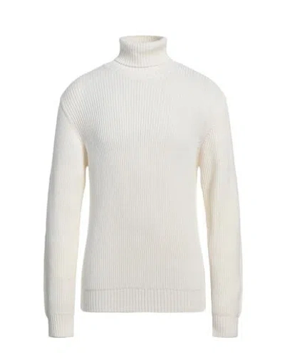 Crossley Man Turtleneck Ivory Size Xl Virgin Wool, Polyamide In White