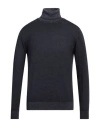 Crossley Man Turtleneck Navy Blue Size Xxl Virgin Wool