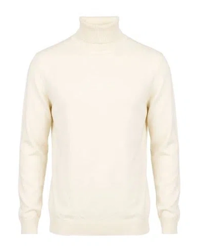 Crossley Man Turtleneck Off White Size L Virgin Wool In Multi