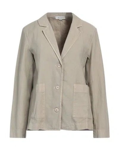 Crossley Woman Blazer Military Green Size M Cotton, Linen