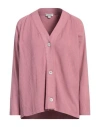 Crossley Woman Cardigan Antique Rose Size S Cotton In Pink