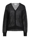 Crossley Woman Cardigan Black Size Xl Mohair Wool, Polyamide, Virgin Wool In Black