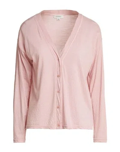 Crossley Woman Cardigan Blush Size Xs Virgin Wool In Pink