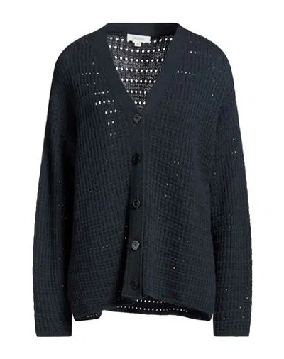 Crossley Woman Cardigan Charcoal Size S Virgin Wool In Black