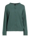 Crossley Woman Cardigan Green Size L Cashmere