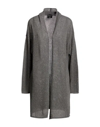 Crossley Woman Cardigan Grey Size S Cashmere In Animal Print