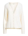 Crossley Woman Cardigan Ivory Size S Virgin Wool In White
