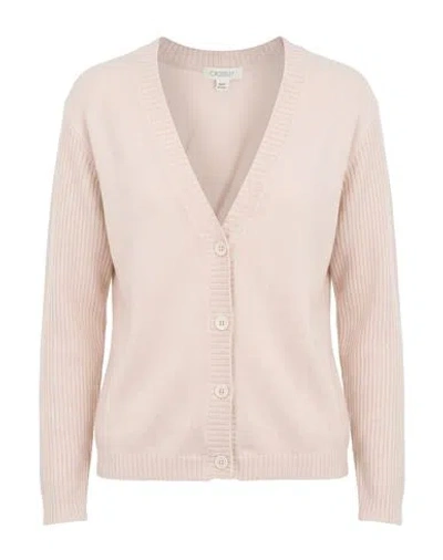 Crossley Woman Cardigan Light Pink Size S Virgin Wool