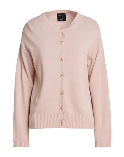 Crossley Woman Cardigan Light Pink Size Xs Cashmere