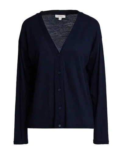 Crossley Woman Cardigan Midnight Blue Size L Virgin Wool