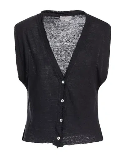 Crossley Woman Cardigan Midnight Blue Size Xs Linen