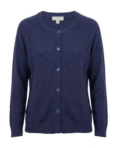 Crossley Woman Cardigan Navy Size Xs Virgin Wool In Blue