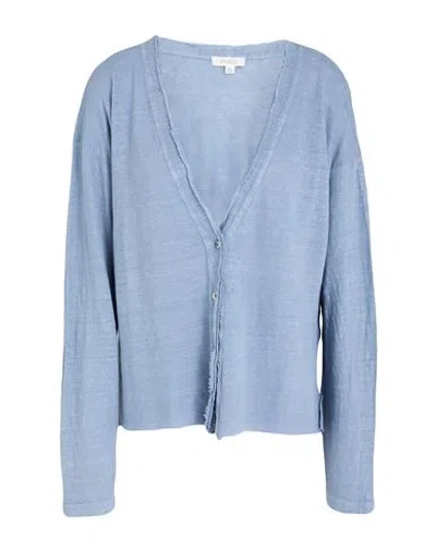 Crossley Woman Cardigan Slate Blue Size L Linen