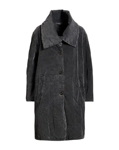 Crossley Woman Coat Grey Size S Cotton In Gray