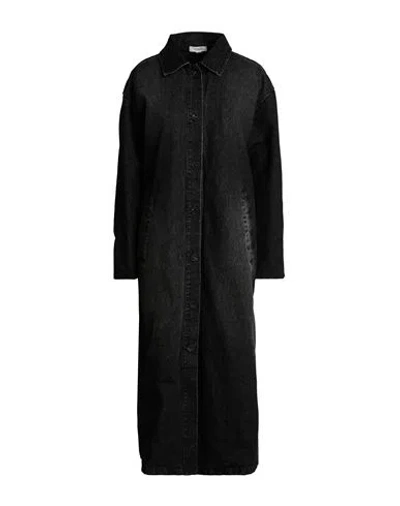 Crossley Woman Denim Outerwear Black Size Xs Cotton, Polyamide