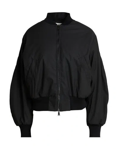 Crossley Woman Jacket Black Size S Polyester, Polyurethane In Red