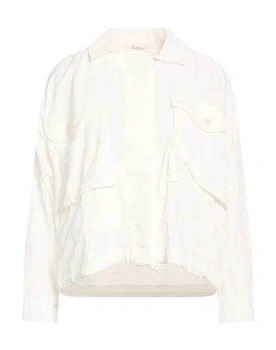 Crossley Woman Jacket Ivory Size M Polyamide In White
