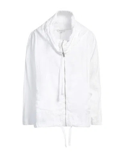 Crossley Woman Jacket White Size Xs Linen
