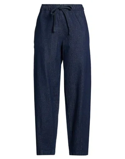 Crossley Woman Jeans Blue Size Xxl Cotton