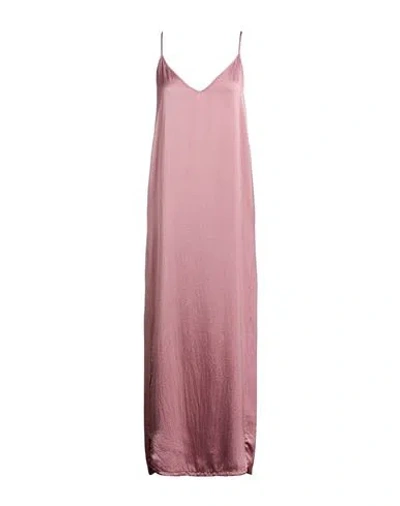 Crossley Woman Maxi Dress Antique Rose Size L Silk, Elastane In Pink