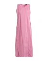 Crossley Woman Maxi Dress Antique Rose Size M Cotton, Elastane In Pink