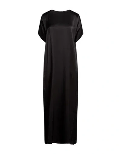 Crossley Woman Maxi Dress Black Size Xxl Silk, Elastane